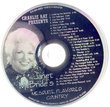 Mesquite Flavored Country - Song List
